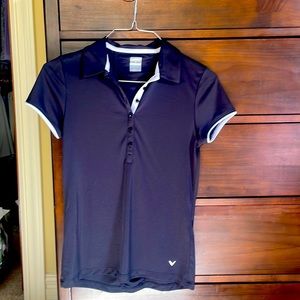 Callaway black small opti dri golf polo